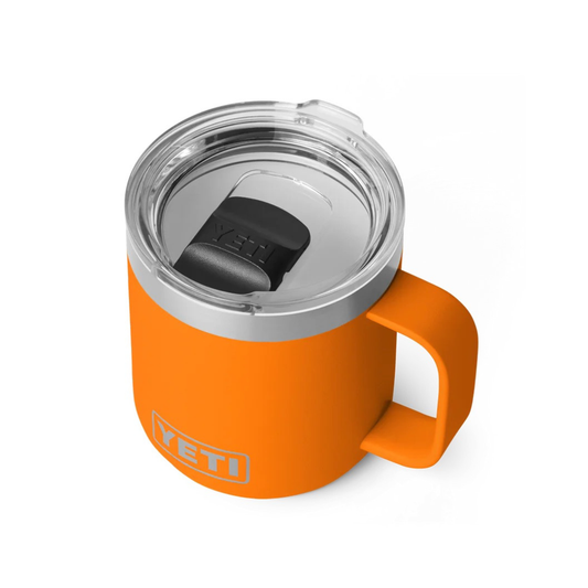 YETI Rambler 10oz Stackable Mug in King Crab Orange
