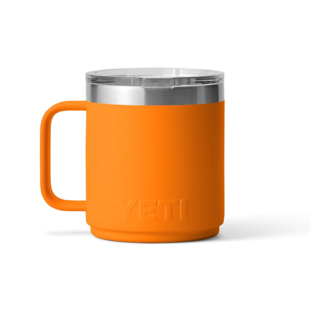 YETI Rambler 10oz Stackable Mug in King Crab Orange