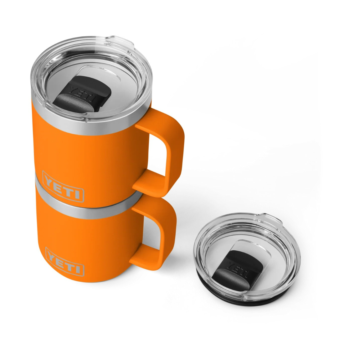 YETI Rambler 10oz Stackable Mug in King Crab Orange