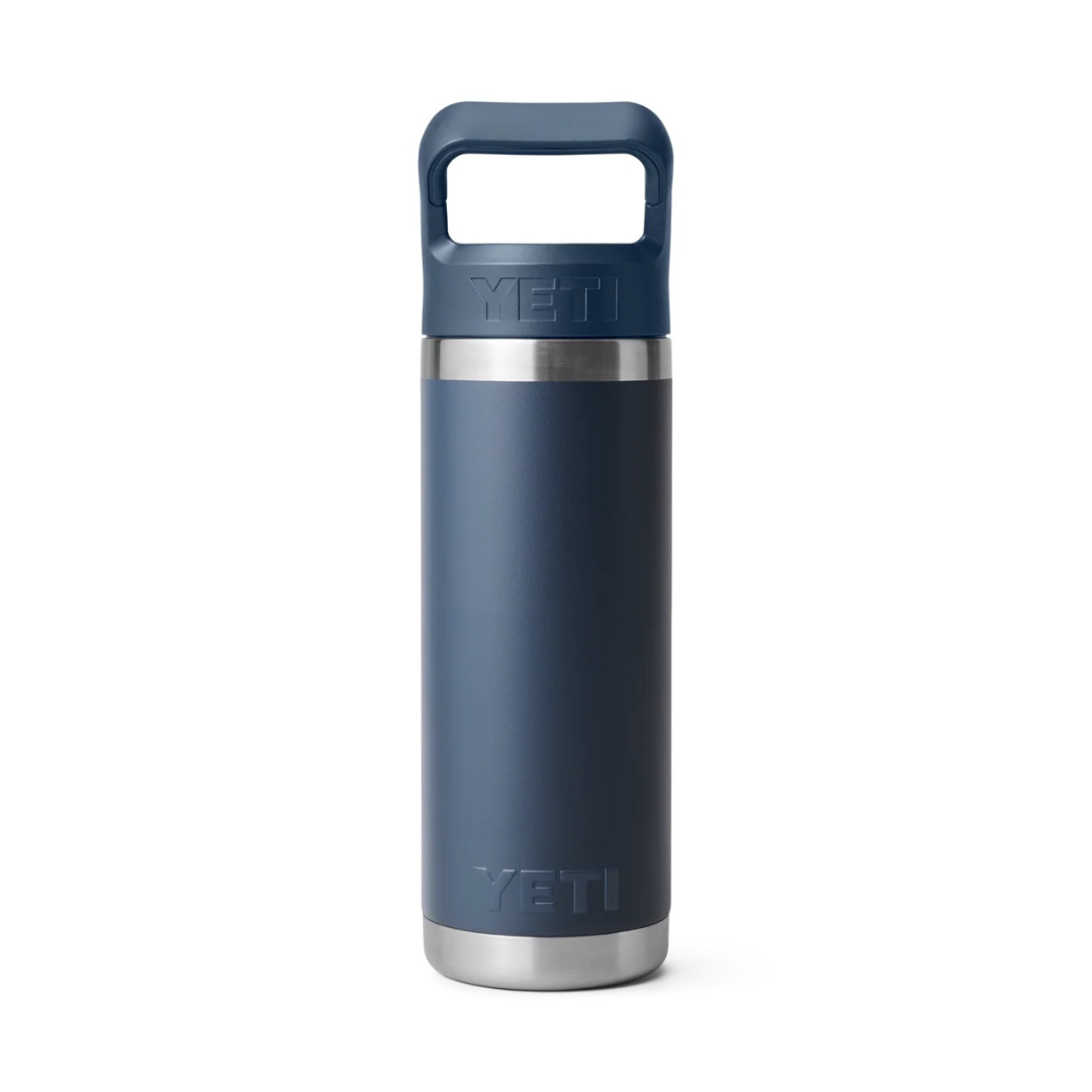 YETI Rambler 18oz Colour Matched Straw Bottle in Navy