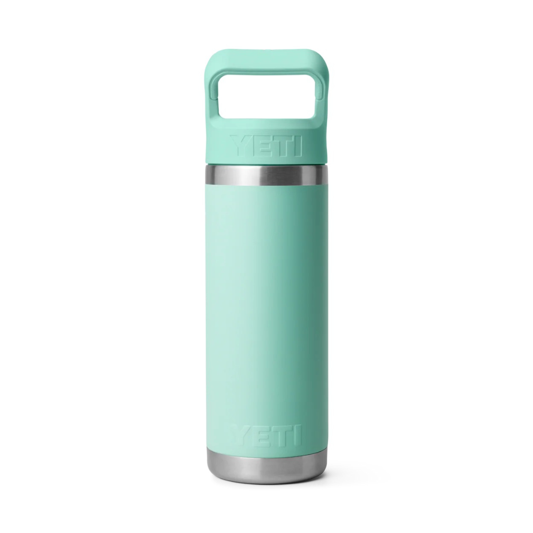 YETI Rambler 18oz Colour Matched Straw Bottle in Seafoam