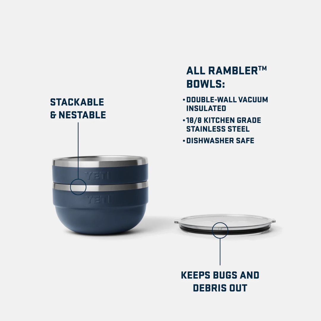 YETI Rambler Medium Bowl in Navy