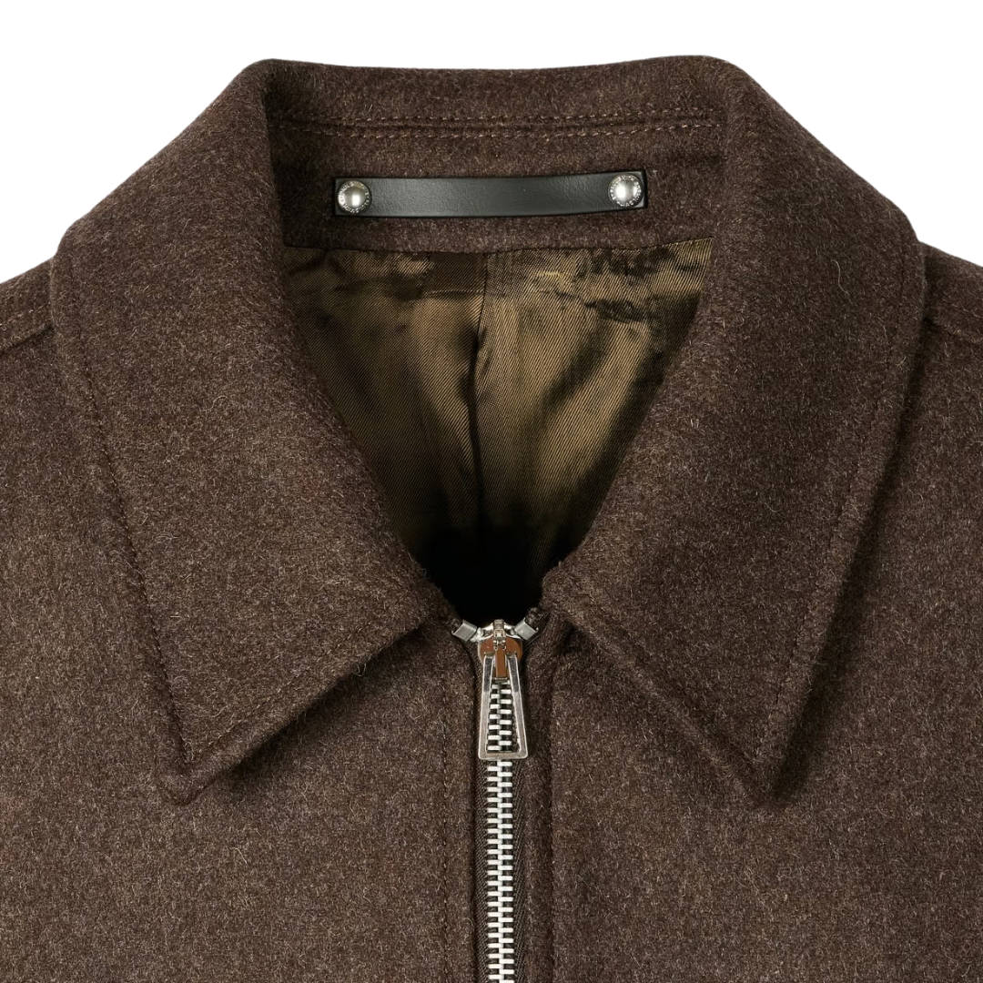 Paul Smith Wool Harrington Jacket in Brown