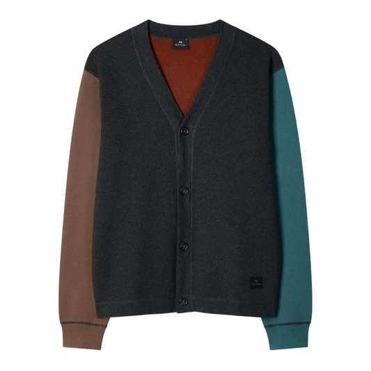 Paul Smith Button Up Cardigan in Charcoal