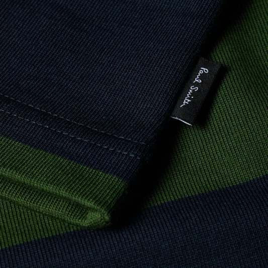 Paul Smith Stripe Oversized T-Shirt in Bottle Green