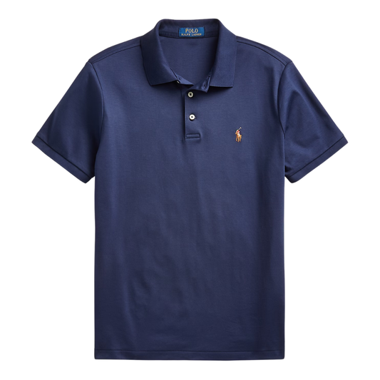 Ralph Lauren Custom Slim Fit Polo Shirt in Navy