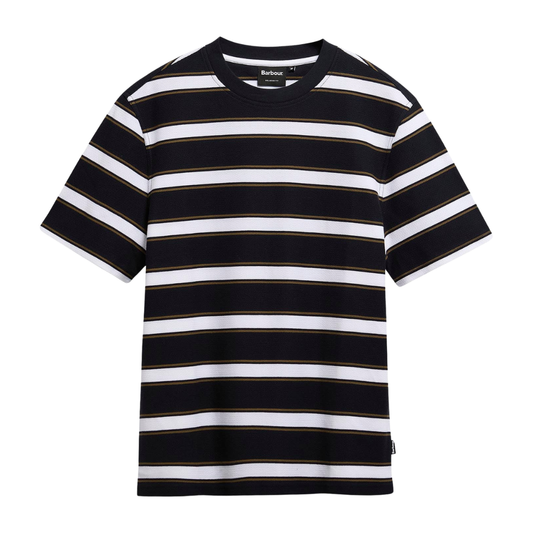 Barbour Browtop Striped T-Shirt in Dark Navy