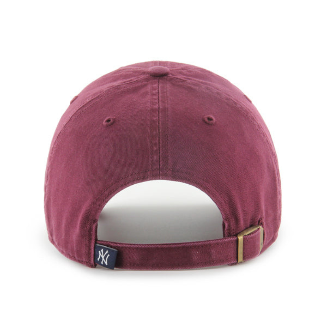 Gorra 47 Brand NY Yankees 47 Clean Up Granate