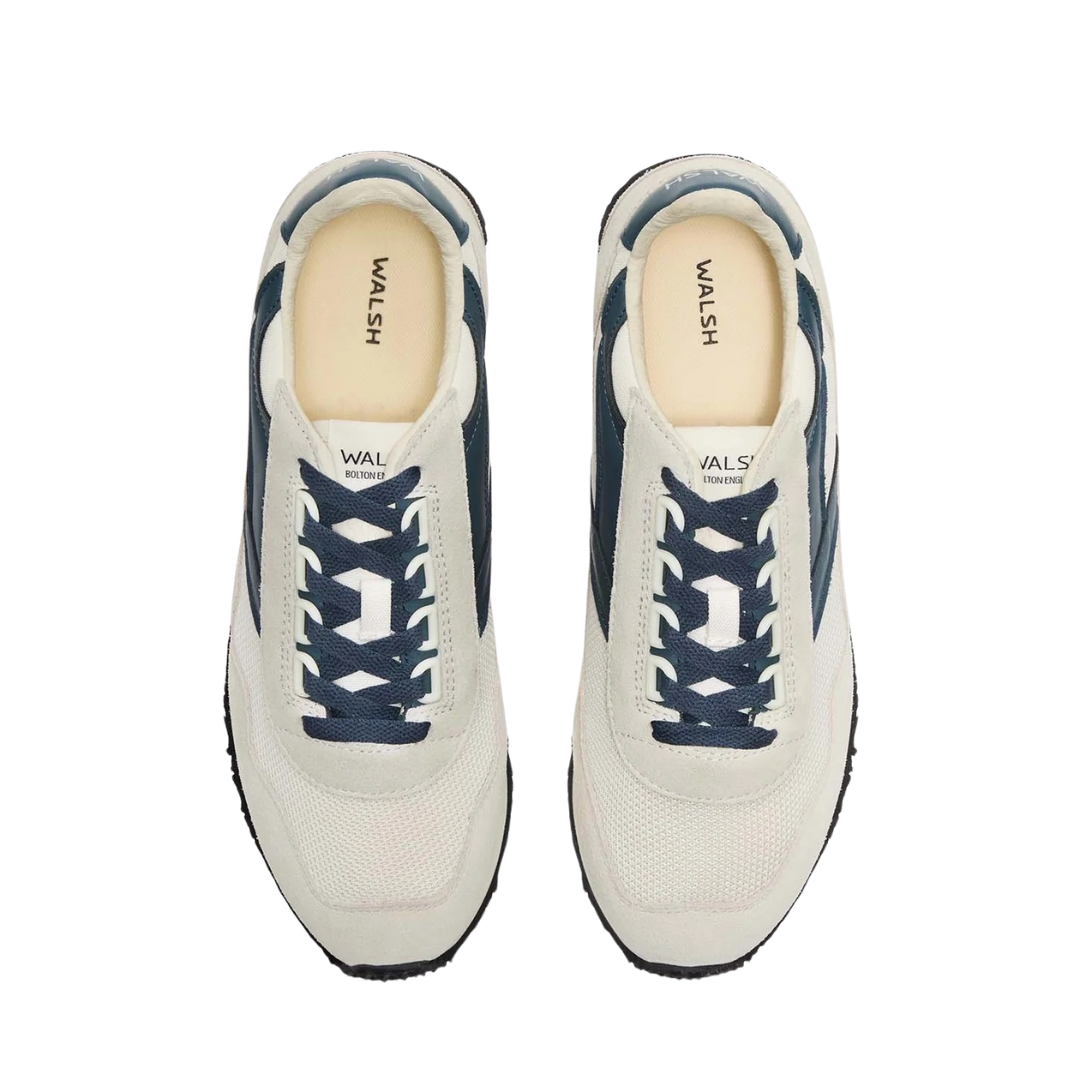 Walsh Ensign Suede Sneakers in White