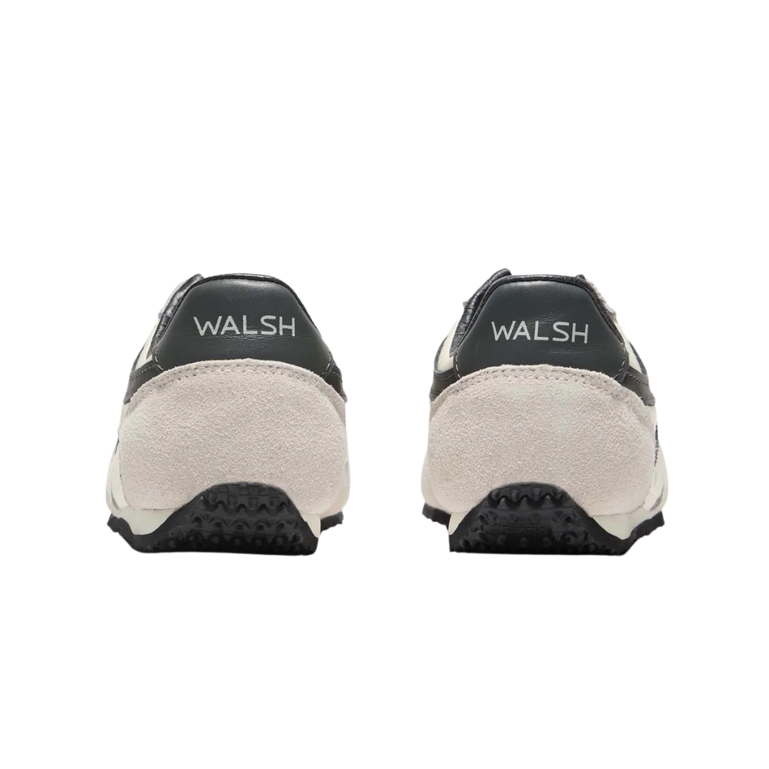 Walsh Gymmie Suede Sneaker in White/Black