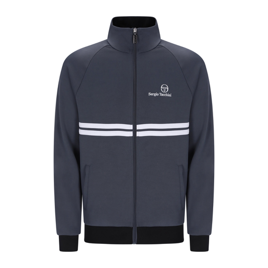 Sergio Tacchini New Dallas Track Top in Turbulence Grey
