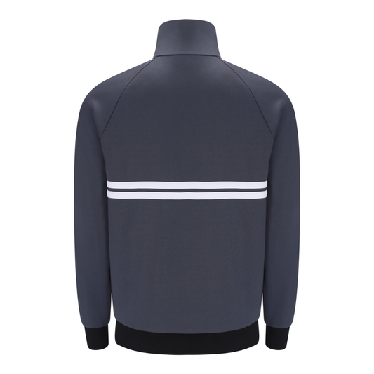 Sergio Tacchini New Dallas Track Top in Turbulence Grey