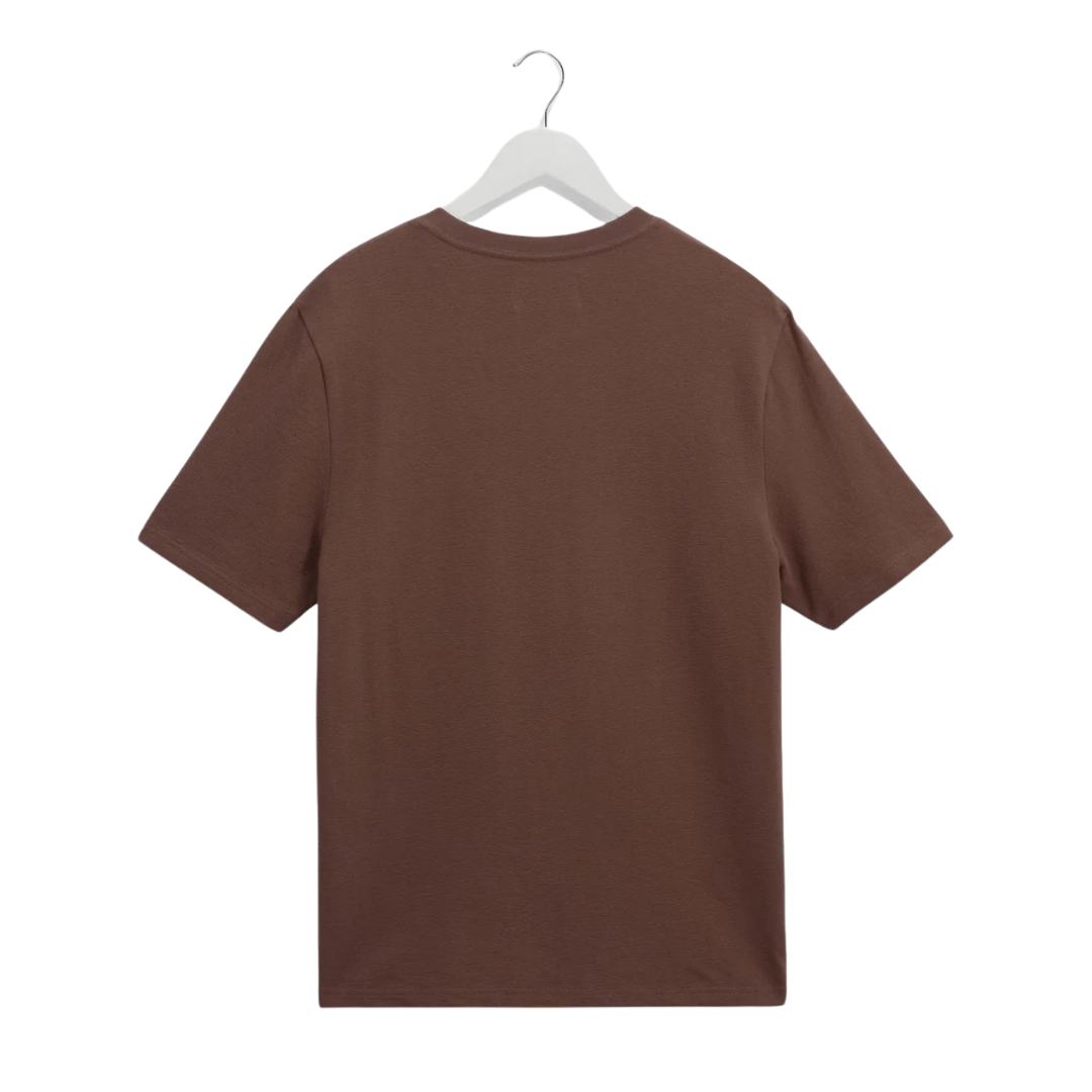 Wax London Dean T-shirt in Mid Brown
