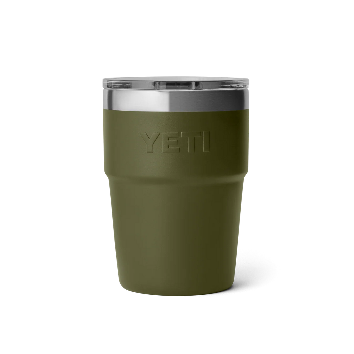 YETI Rambler 16oz Stackable Cup in Olive/King Crab