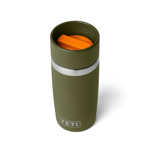 YETI Rambler 12oz Travel Bottle in Olive/King Crab