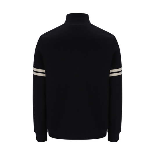 Sergio Tacchini Orion 1/4 Zip Sweatshirt in Black