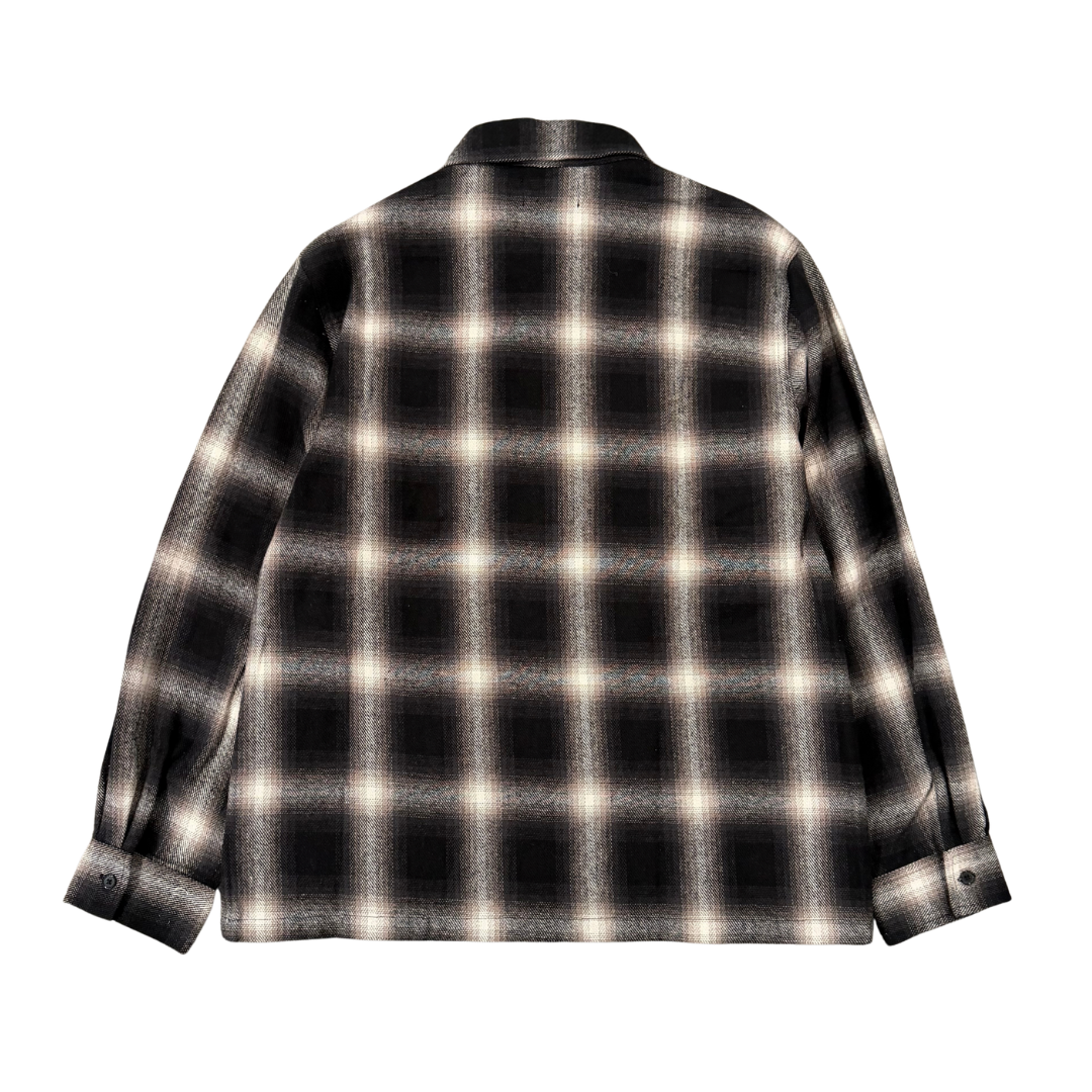 Stan Ray Zip Up Shirt in Black