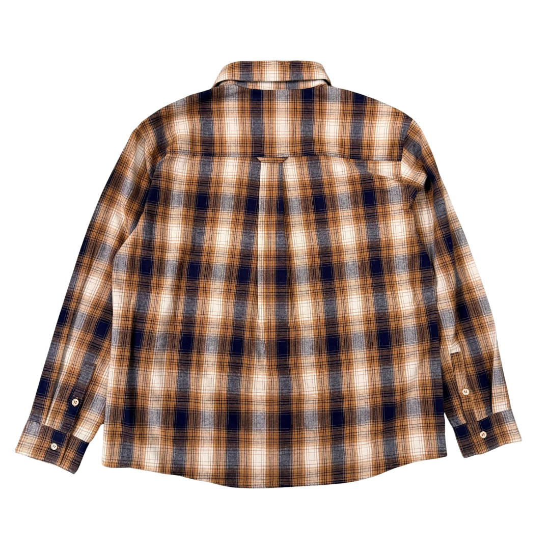 Stan Ray Flannel Shirt in Brown & Black Plaid