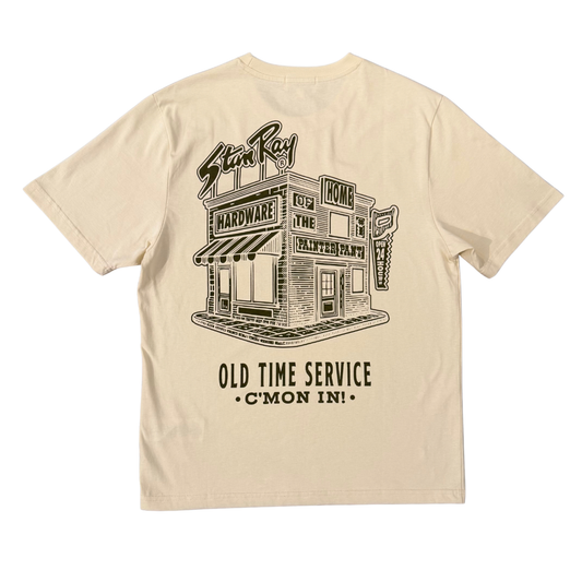 Stan Ray Old Time Service T-Shirt in Natural