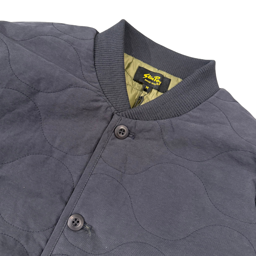 Stan Ray Quilted Jacket in Black