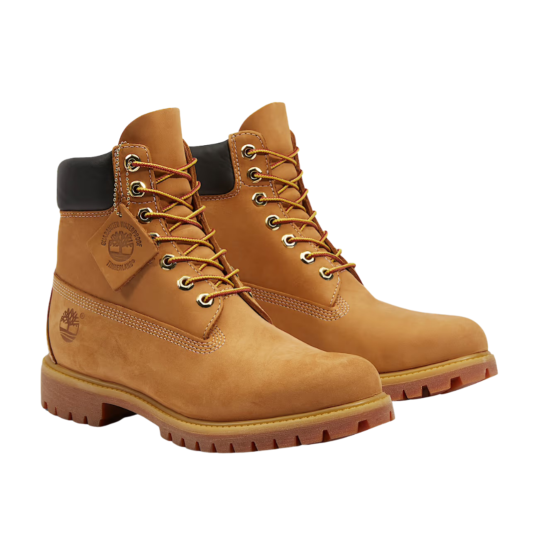 Timberland Premium 6 Inch Lace Up Boot in Wheat