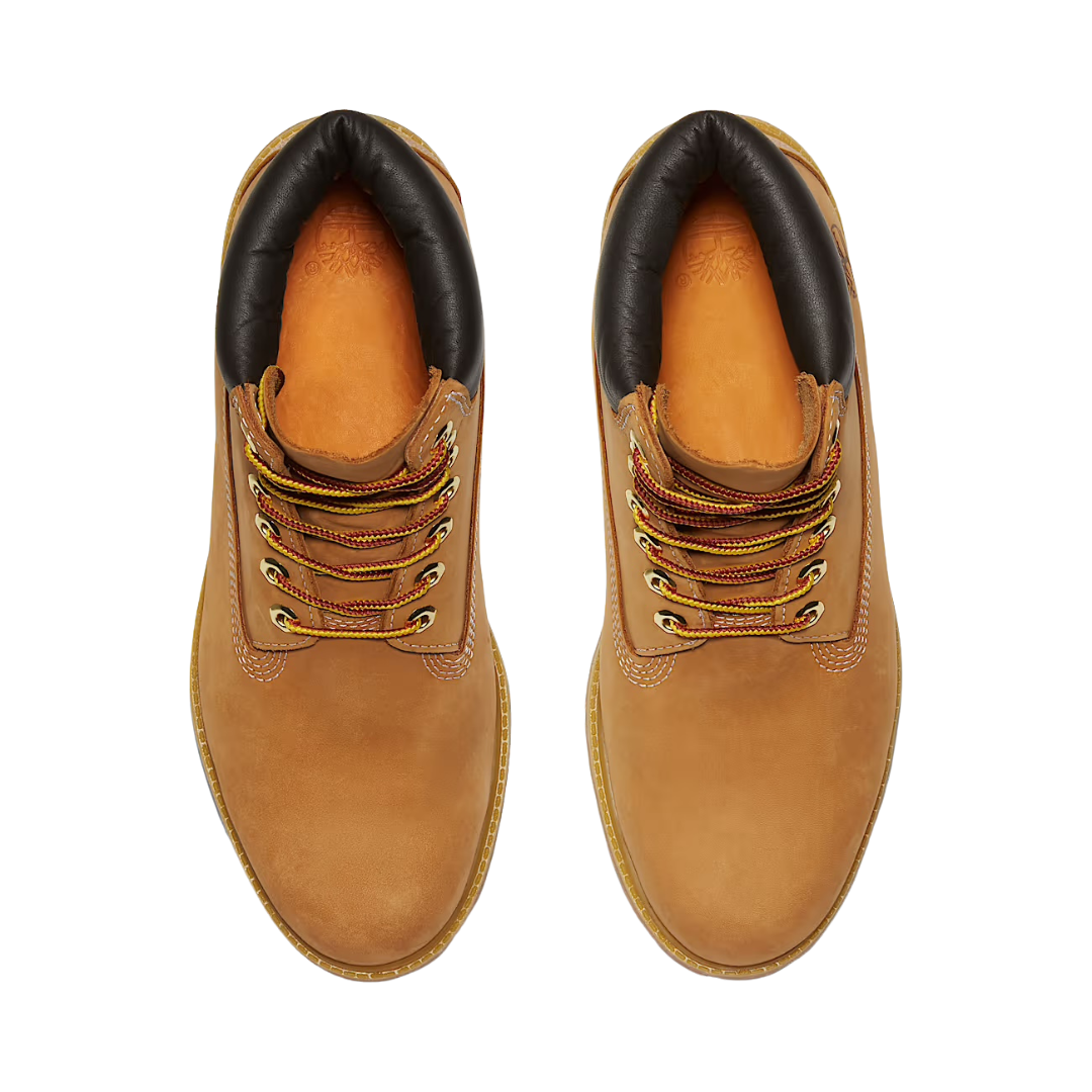 Timberland Premium 6 Inch Lace Up Boot in Wheat