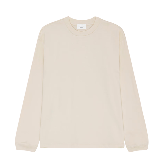 NN.07 Lionel LS T-Shirt in Ivory