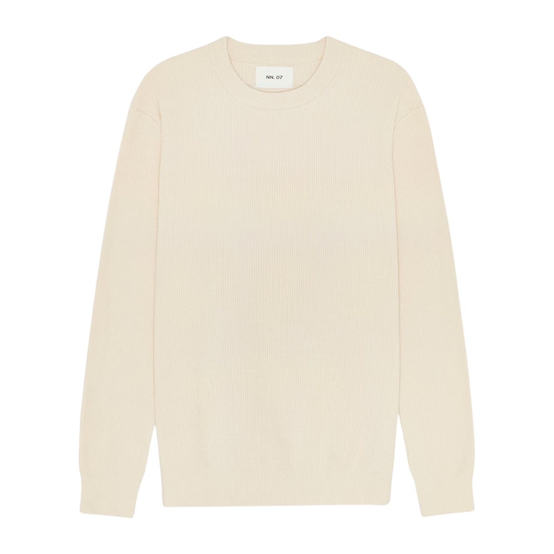 NN.07 Danny Knitwear in Ivory
