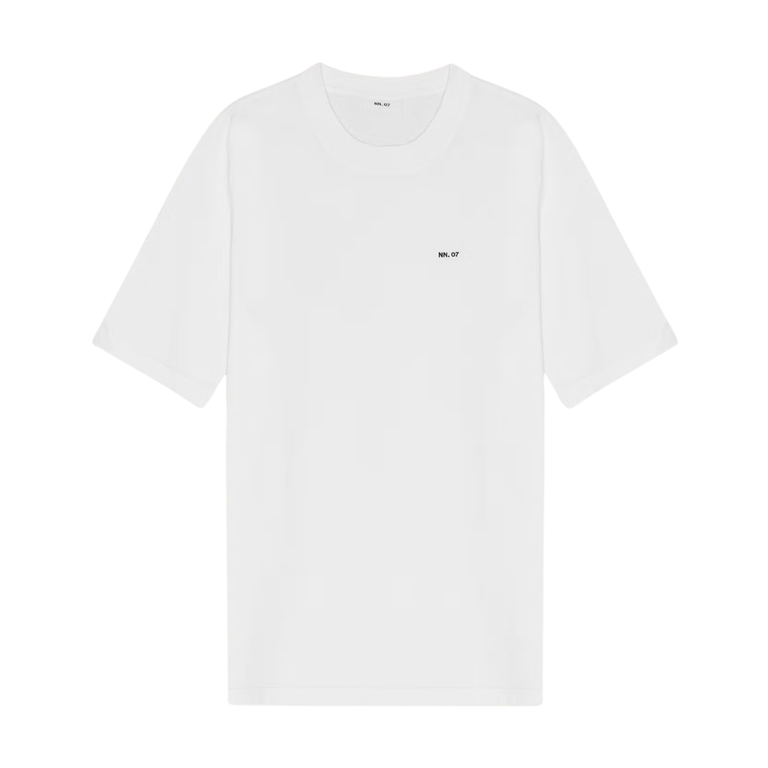 NN.07 Adam EMB 3209 T-Shirt in White