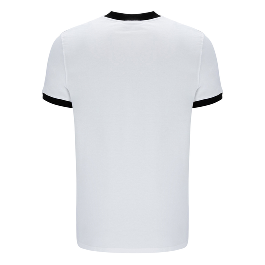 Sergio Tacchini Master T-Shirt in White/Maritime Blue/Black
