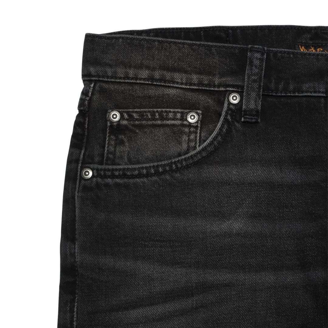 Nudie Jeans Solid Ollie in Black Force