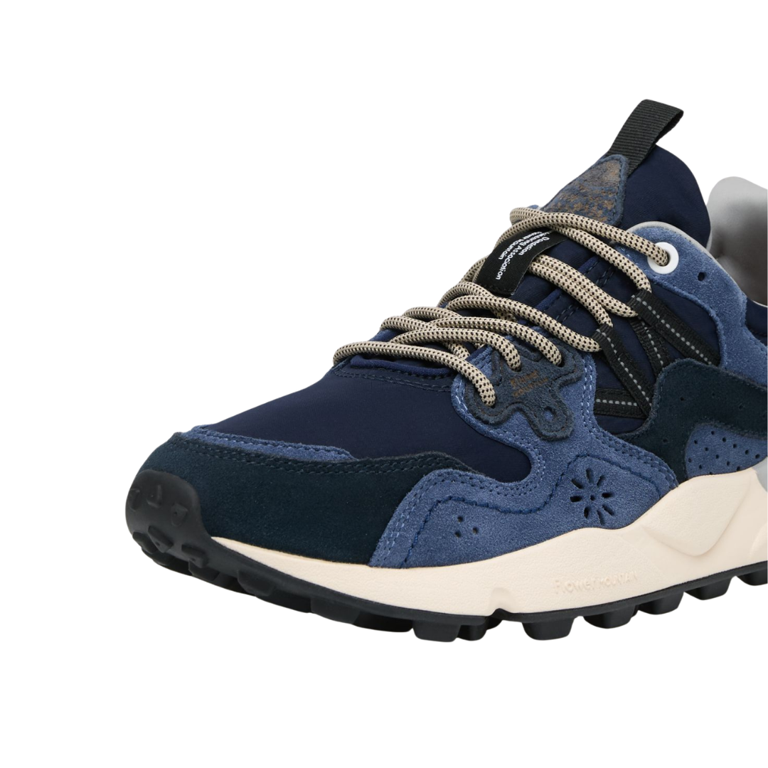 Flower Mountain Yamano 3 Sneakers in Navy & Blue