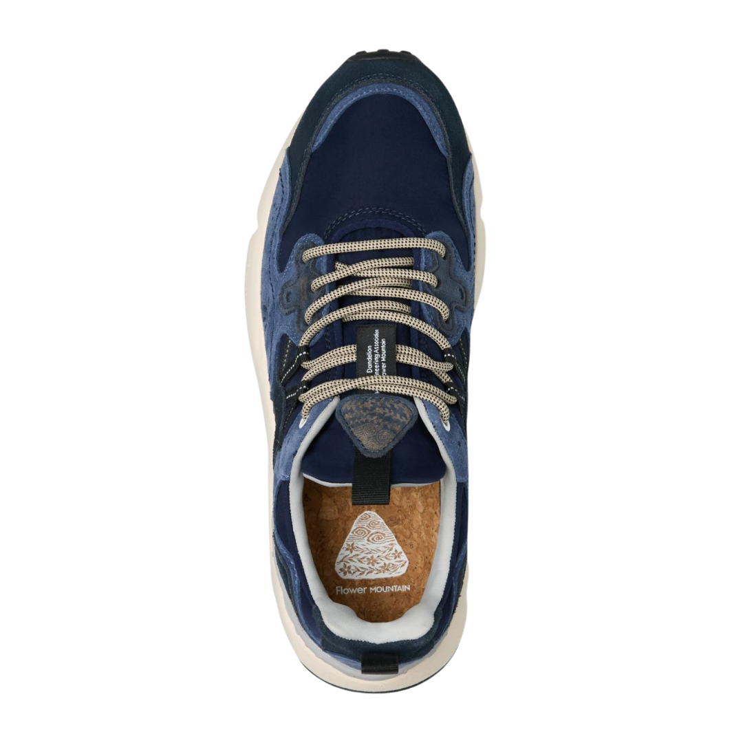 Flower Mountain Yamano 3 Sneakers in Navy & Blue