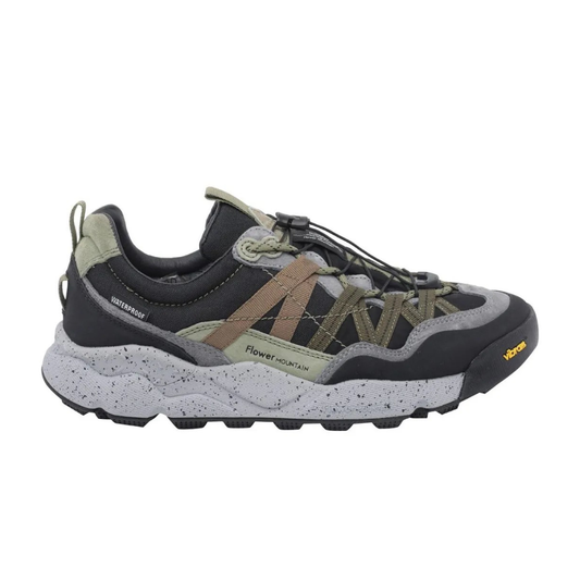 Flower Mountain Iwano 2 Sneakers in Black & Green